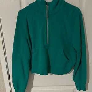 Lululemon green Half-Zip Hoodie